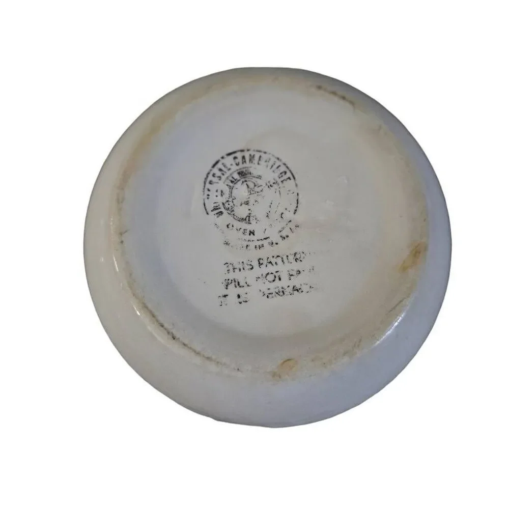 Vintage 1960s Universal Cambridge Oven Proof Woodvine Mixing Nesting Batter bowl